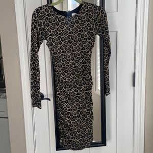 Vintage cheetah print dress